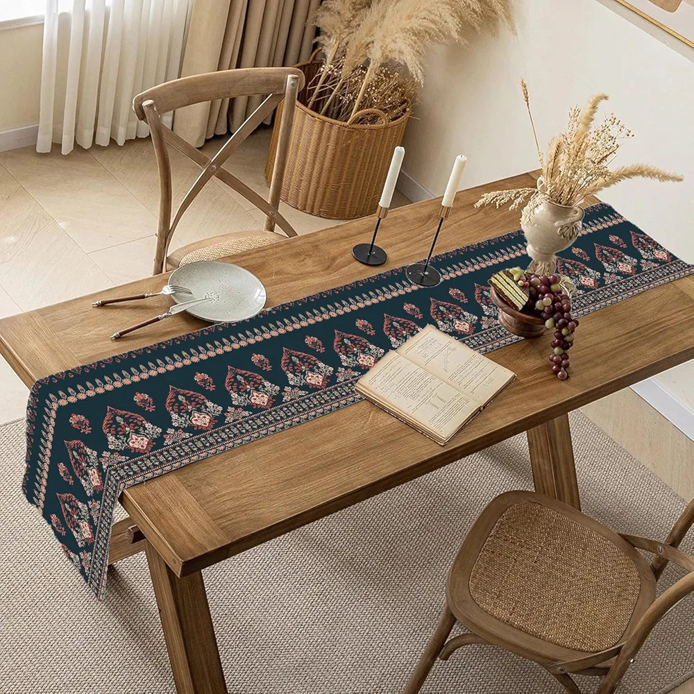 Ishro Home Premium Table Runner – Soft European-Standard Fabric, Elegant Soft Feel, Machine Washable, Timeless Design |